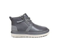 UGG NEUMEL ZIP LEATHER GREY