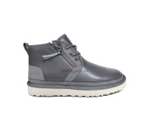 UGG NEUMEL ZIP LEATHER GREY