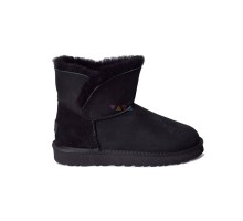 UGG CLASSIC MINI CUFF BLACK