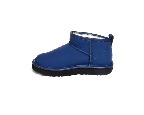 UGG CLASSIC ULTRA MINI LEATHER ROYAL NAVY