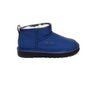 UGG CLASSIC ULTRA MINI LEATHER ROYAL NAVY