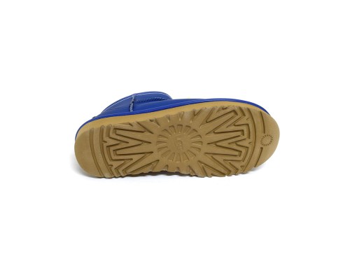 UGG CLASSIC ULTRA MINI LEATHER ROYAL BLUE