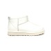 UGG CLASSIC ULTRA MINI LEATHER WHITE