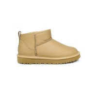 UGG CLASSIC ULTRA MINI LEATHER SAND