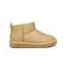 UGG CLASSIC ULTRA MINI LEATHER SAND