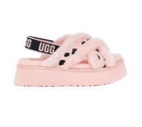 UGG Disco Cross Slide Animalia Pink Scallop