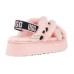 UGG Disco Cross Slide Animalia Pink Scallop
