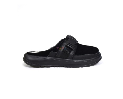 UGG MENS KICK IT SLIDE BLACK