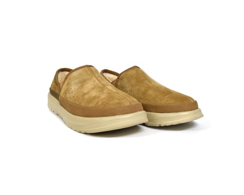 UGG MENS KICK IT SLIP-ON CHESTNUT