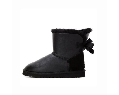 UGG BAILEY BOW MINI II METALLIC BLACK