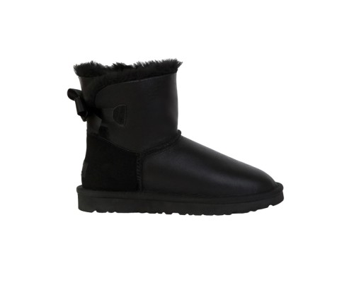 UGG BAILEY BOW MINI II METALLIC BLACK