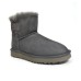 UGG MINI BAILEY LOGO STRAP SUEDE GREY