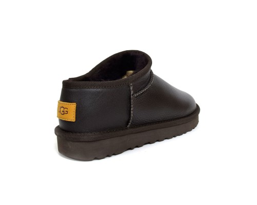 UGG TASMAN LEATHER CHOCOLATE