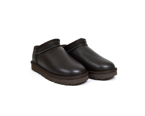 UGG TASMAN LEATHER CHOCOLATE