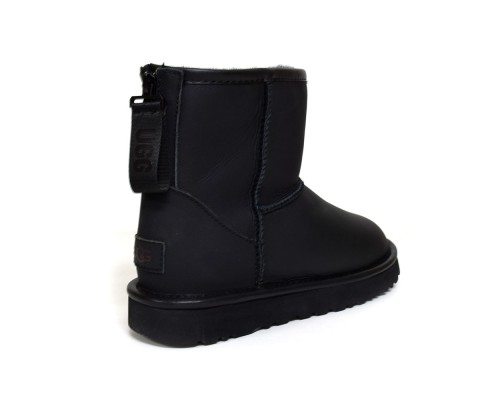 CLASSIC MINI LOGO ZIP SHINE BLACK