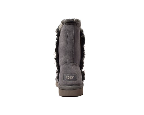 CLASSIC SHORT FLUFF HIGH-LOW GREY