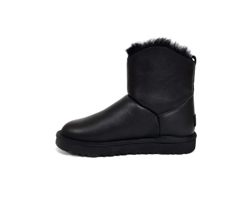 UGG MINI OBLIQUE ZIP BLACK
