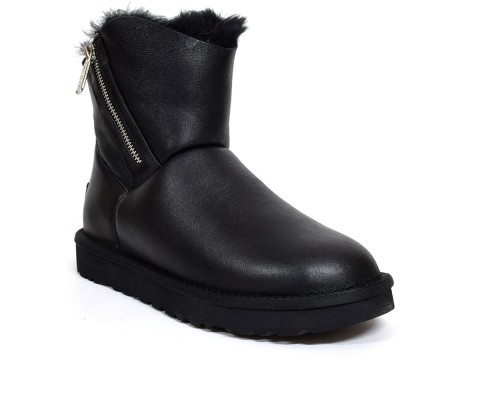 UGG MINI OBLIQUE ZIP BLACK