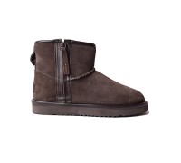 UGG MINI ZIP BOOT CHOCOLATE