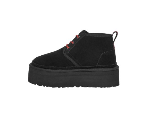 UGG NEUMEL HERITAGE PLATFORM BLACK