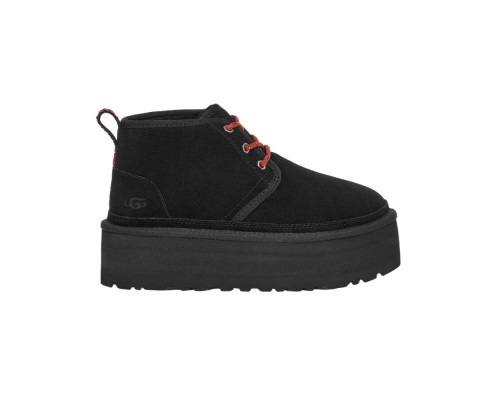 UGG NEUMEL HERITAGE PLATFORM BLACK