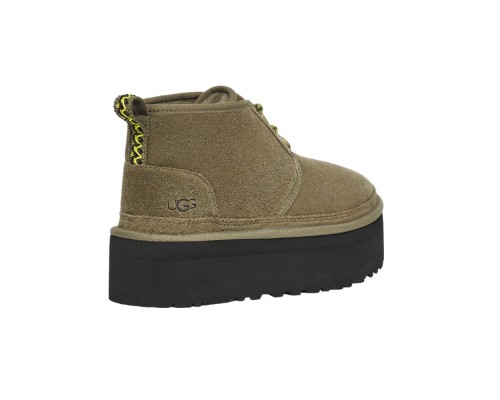 UGG NEUMEL HERITAGE PLATFORM BURNT OLIVE