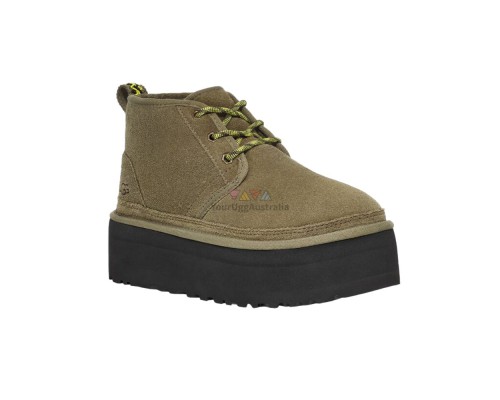 UGG NEUMEL HERITAGE PLATFORM BURNT OLIVE