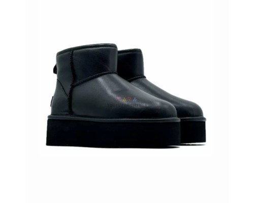 CLASSIC MINI PLATFORM LEATHER BLACK