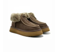 UGG FUNKETTE PLATFORM BOOTS CAPPUCCINO