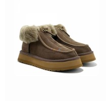 UGG FUNKETTE PLATFORM BOOTS CAPPUCCINO