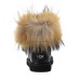 Ugg Mini Fox Fur Metallic Black