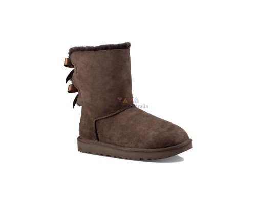 UGG BAILEY BOW II CHOCOLATE