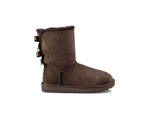 UGG BAILEY BOW II CHOCOLATE