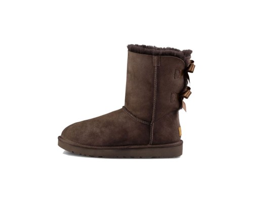 UGG BAILEY BOW II CHOCOLATE