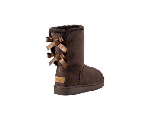 UGG BAILEY BOW II CHOCOLATE