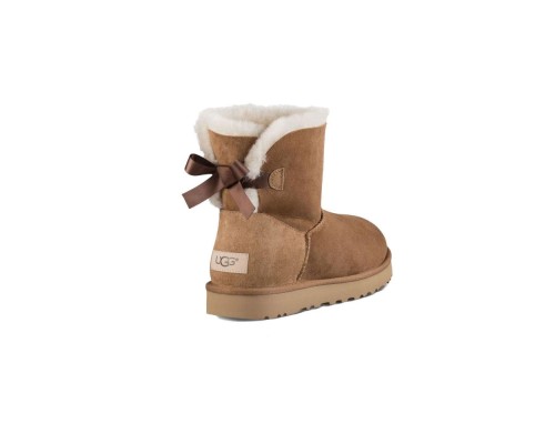 UGG BAILEY BOW MINI II CHESTNUT