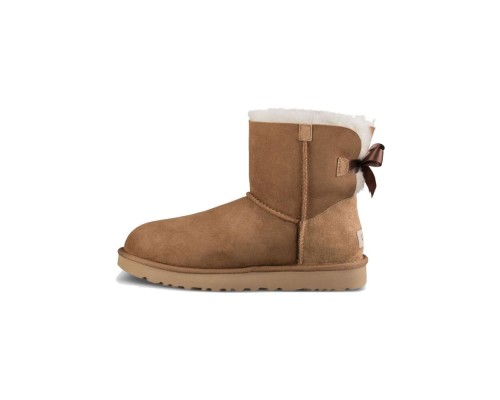 UGG BAILEY BOW MINI II CHESTNUT