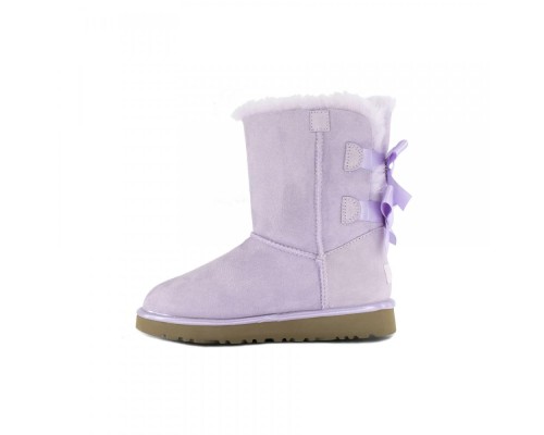 UGG BAILEY BOW  II METALL LAVANDER FOG