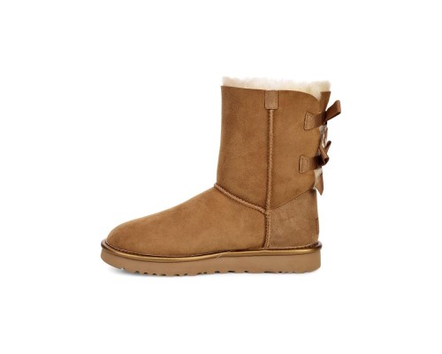 UGG BAILEY BOW II METALL CHESTNUT	