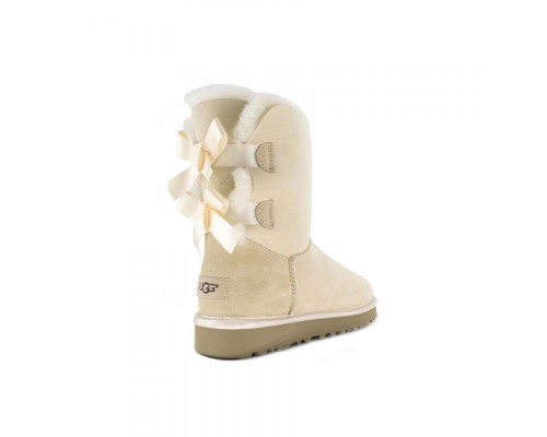 UGG BAILEY BOW II METALL SAND