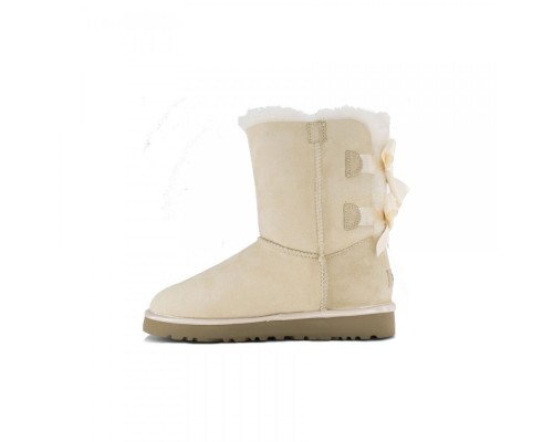 UGG BAILEY BOW II METALL SAND