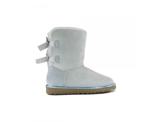 UGG BAILEY BOW II METALL SKY BLUE	