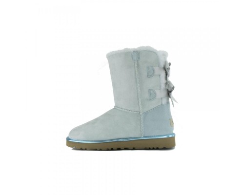 UGG BAILEY BOW II METALL SKY BLUE	