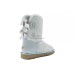 UGG BAILEY BOW II METALL SKY BLUE	
