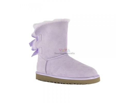 UGG BAILEY BOW  II METALL LAVANDER FOG