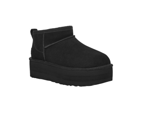 UGG CLASSIC ULTRA MINI PLATFORM BLACK