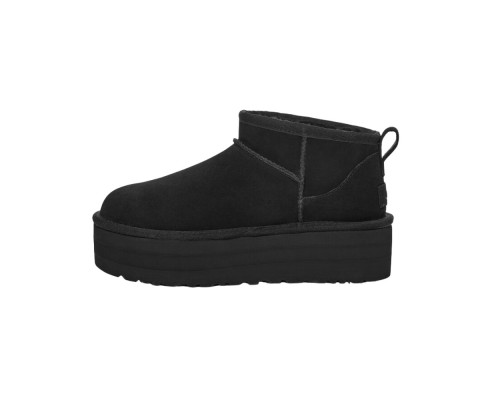 UGG CLASSIC ULTRA MINI PLATFORM BLACK