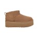 UGG CLASSIC ULTRA MINI PLATFORM CHESTNUT