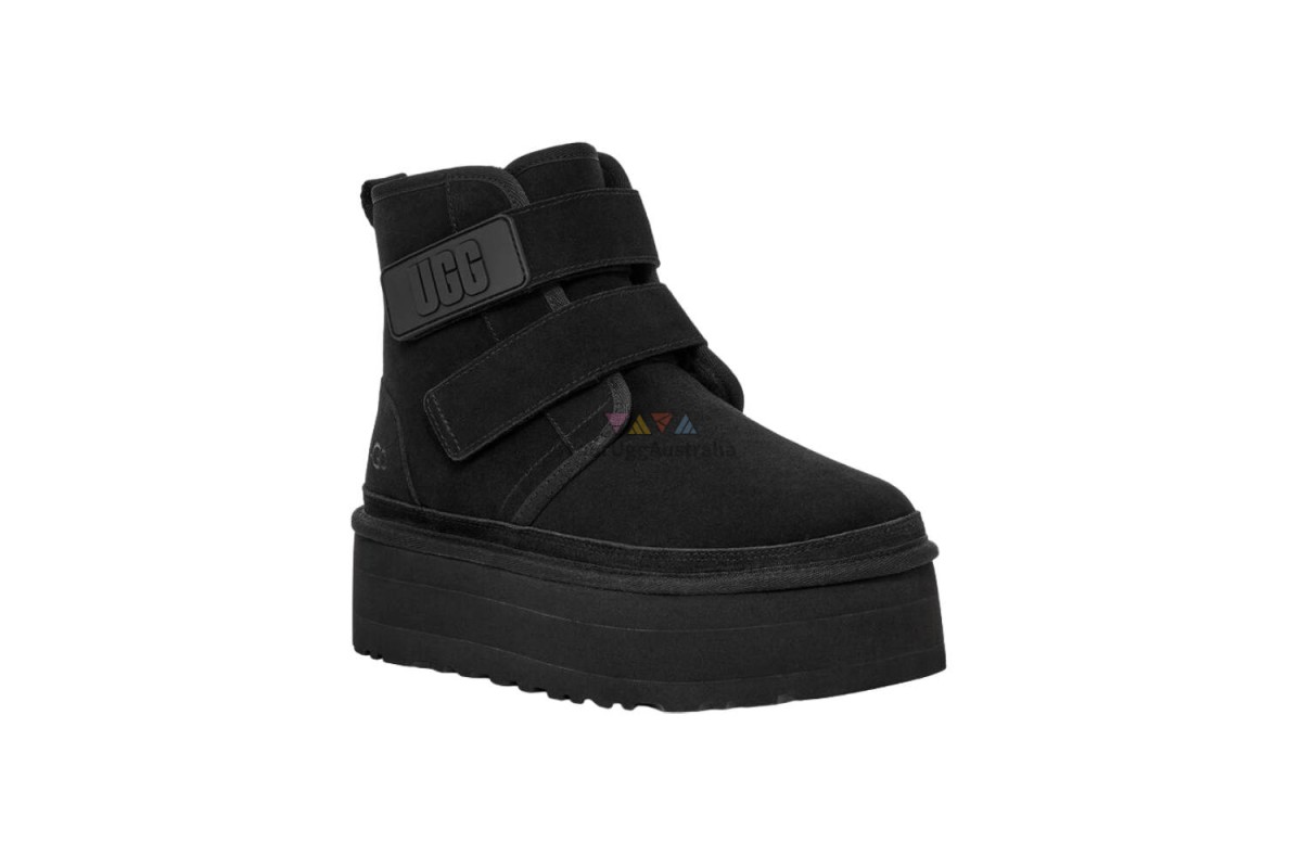 UGG NEUMEL PLATFORM BLACK купить со скидкой