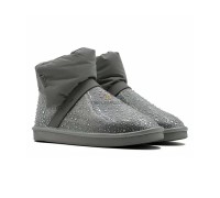 UGG CLEAR QUILTY BOOT BLING GREY